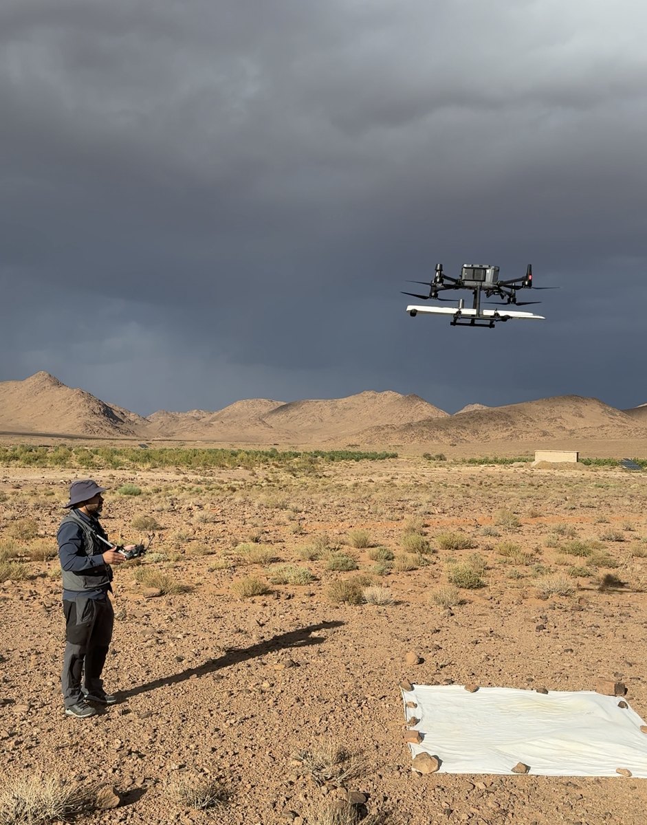 UAV survey flight operated by PROGREM